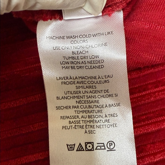 ❣️ FREE PEOPLE PENNY PULL ON VELVET PANT SALSA❣️ - Picture 12 of 15